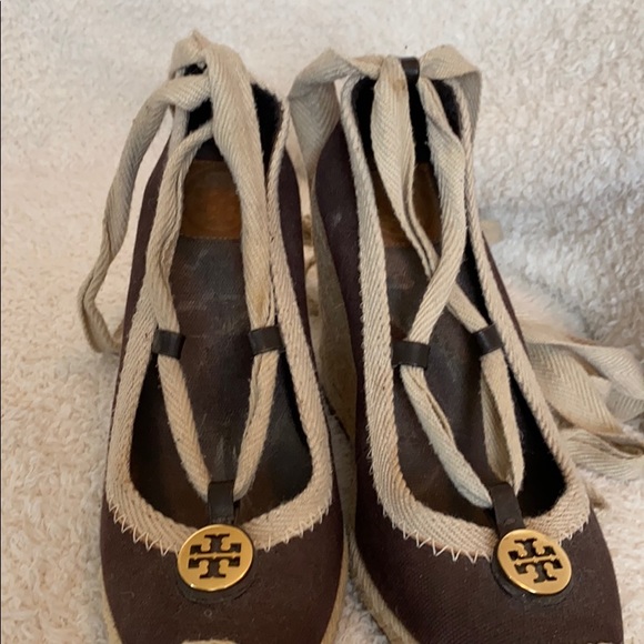 Tory Burch Wedge Espadrilles Womens 5 - Picture 5 of 6